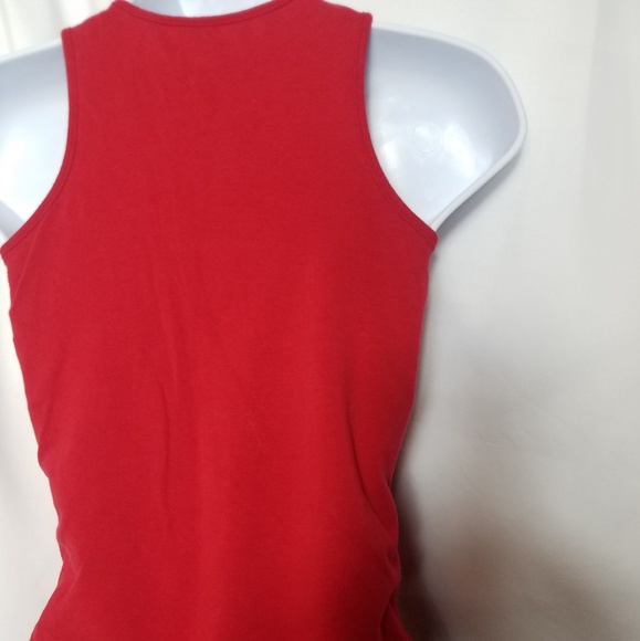 Moda INTERNATIONAL Red Top - Picture 3 of 5
